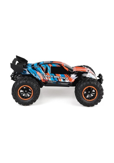 40 Cm Dev Boy 4x4 Uzaktan Kumandalı Araba 1:16 Ölçek Şarjlı Off-road Arazi Aracı Turuncu Mavi