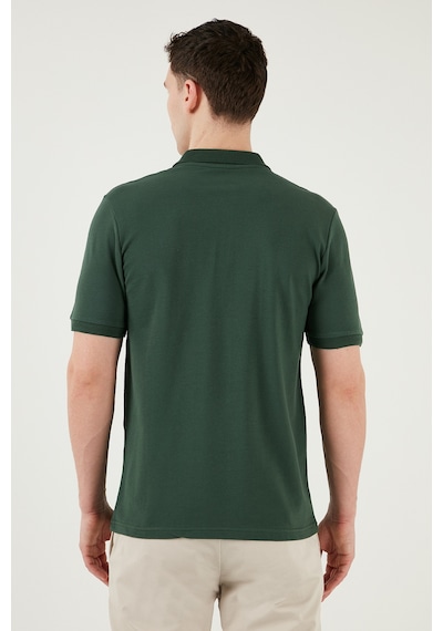 Buratti Pamuklu Regular Fit Yarım Fermuarlı 3'Lü Paket Erkek Polo Yaka T Shirt 5903008S3 Indigo-Nefti-Toprak