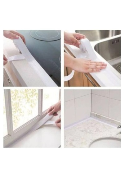 Tineke Su Sızdırmaz Geçirmez Bant Lavabo Küvet Kenar Bandı Küvet