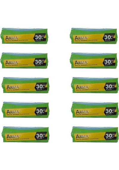 Arma Naylon Tadilat Boya Koruyucu Örtü Poşet Folyo - 30 M2 - 10 Paket