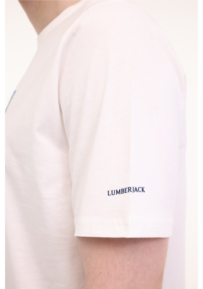 Lumberjack Ml Chen 11hl1004 5fx Beyaz Erkek Kısa Kol T-shirt 000000000102012706 Beyaz