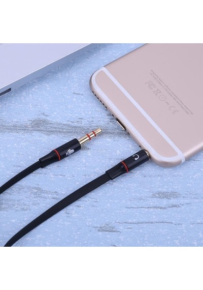 Lexroo 5744 Kulaklık Mikrofon Çevirici Ayırıcı. Bütün Telefon Modellerine Uyumlu Tek 3.5mm Girişe Standart