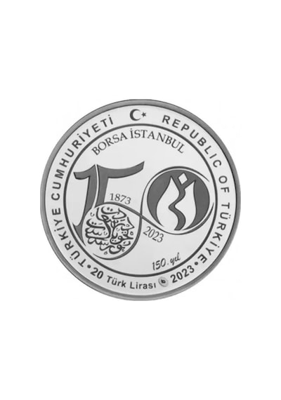 Resmi Darphane Borsa İstanbul Hatıra Parası Gümüş