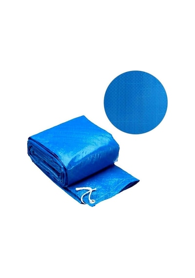 Dolıty Açık Yüzme Çocuk Havuzu Için Dayanıklı Pvc Tarp 220x150cm Koyu Mavi