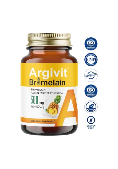 Argivit Bromelain 500 Mg 60 Tablet