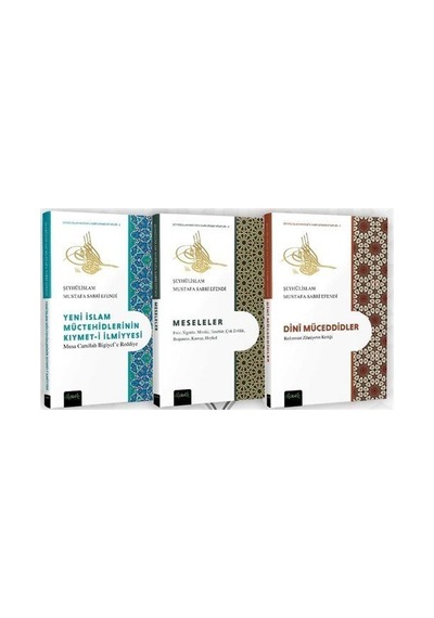 Şeyhülislam Mustafa Sabri Seti 3 Kitap / Şeyhülislam Mustafa...