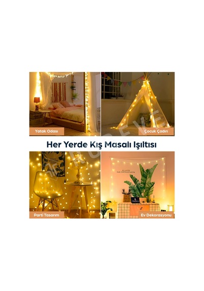 Robeve Yıldız Led Led Işıklı Yıldız 20'li Yıldız Led Işık 3 Metre Pilli Led Işık Yılbaşı Işığı Yılbaşı Ağacı Işığı Yıldız Şerit Led Peri Led Diğer
