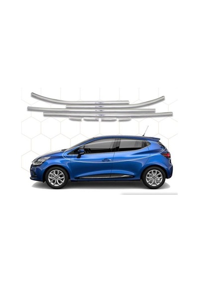Renault Clio 4 Hb Krom Cam Çıtası 8 Parça 2012 ve Üzeri (00) (ŞüsCarOto Aksesuar)