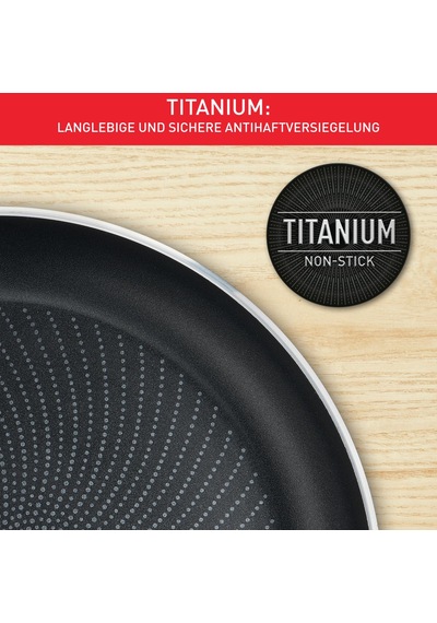 Tefal Infinite İndüksiyonlu Tava 30 Cm, Yapışmaz Kaplamalı Kızartma Tavası, İdeal Kızartma Sıcaklığında Termal Sinyal, Temizlemesi Kolay, Her Tür Sobaya Uygun, Birinci Sınıf Paslanmaz Çelik, H81507 Siyah Tefal Infinite İndüksiyonlu Tava 30 Cm, Yapışmaz Kaplamalı Kızartma Tavası, İdeal Kızartma Sıcaklığında Termal Sinyal, Temizlemesi Kolay, Her Tür Sobaya Uygun, Birinci Sınıf Paslanmaz Çelik, H81507 Siyah