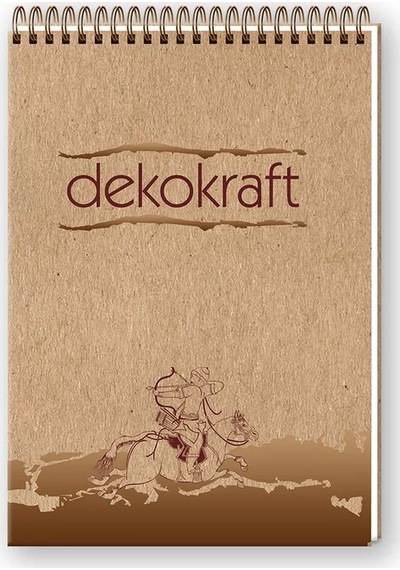 Keskin Dekokraft Spiralli Bloknot A4 Kareli 100 Yaprak 144002