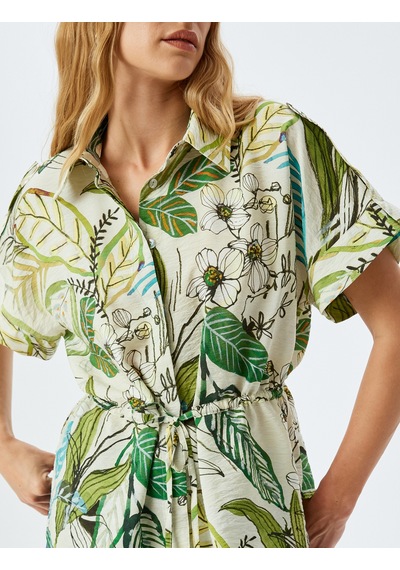 Koton Floral Desenli Beli Bağlama Detaylı Viskon Kısa Kollu Oversize Gömlek Yeşil Desenli 5sak60114uw Yeşil Desenli Yeşil Koton Floral Desenli Beli Bağlama Detaylı Viskon Kısa Kollu Oversize Gömlek Yeşil Desenli 5sak60114uw Yeşil Desenli Yeşil