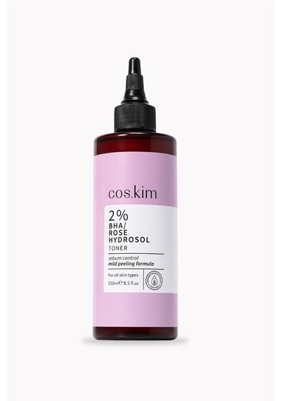 %2 Bha Gül Hidrosol Tonik 250 Ml Gözenek Sıkılaştırıcı, Akne Ve Siyah Nokta Karşıtı Yağ Dengeleyici