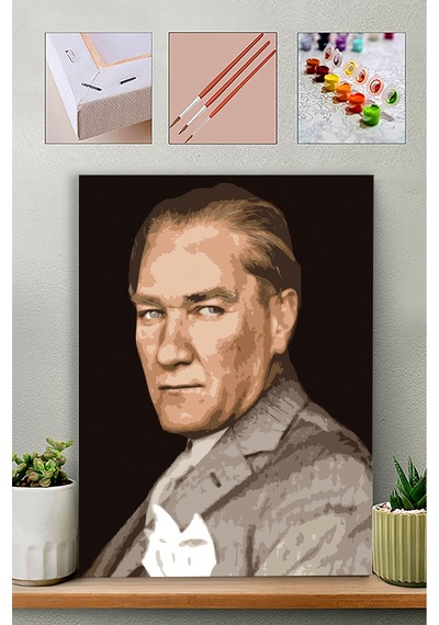 Sayılarla Boyama Seti - Başöğretmen Atatürk