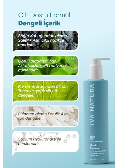Iva Natura Organik Sertifikalı Yüz Temizleme Jeli 350 ML