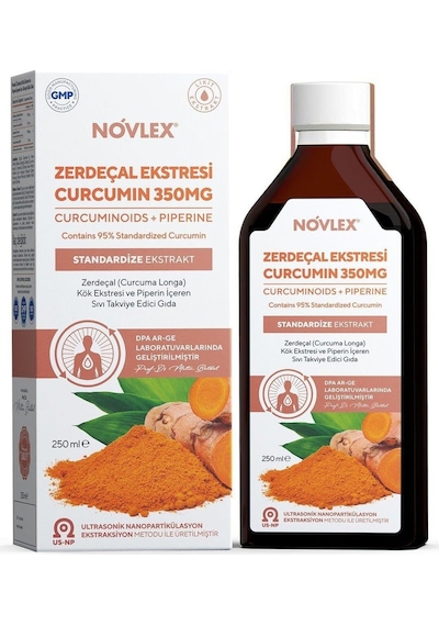 Novlex Zerdeçal Eki Curcumin 350mg 250 ML