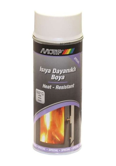 Isıya Dayanıklı Boya Beyaz 500C 400Ml Motip