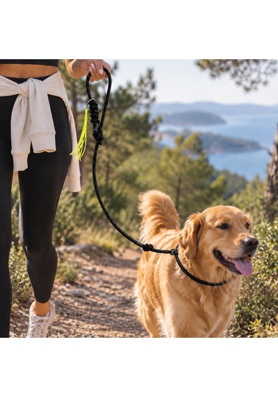 Petswuu 8 Mm Paracord Köpek Eğitim Tasması Ayarlanabilir Boğma Tasma Güçlü Çeken Köpekler İçin