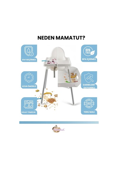 Kiwi Koala Mama Sandalyesi Uyumlu Uzun Ömürlü, Su Geçirmez Sandalye Dahil Değildir