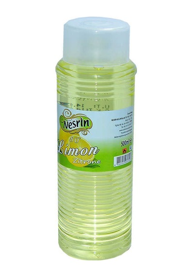 Limon Kolonyası 80 Derece Pet Şişe 500 Ml