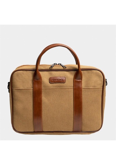 Çantaş Retro Kanvas 40x29 Evrak Ve Laptop Çantası 15 İnç Camel