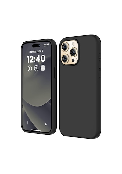Ayrex Apple İphone 15 Pro Kılıf 6.1 İle Uyumlu, İnce Sıvı Silikon 3 Katmanlı Tam Kaplamalı Yumuşak Jel Kauçuk T Diğer