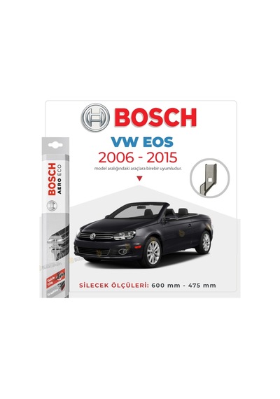 Volkswagen Eos Muz Silecek Takımı 2006-2015 Bosch Aeroeco