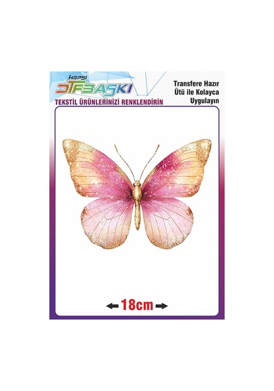 Ütü İle Yapışan Tekstil Transfer Baskı 2220