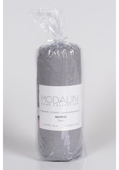 Aç-tak Lastikli Tek Kişilik Çarşaf 160x200+30 Cm Polycotton Matriss Serisi Gri