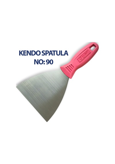Plastik Saplı Spatula No 90 Ekonomik, Paslanmaz Gövde, 90 Mm Ağız Genişliği İle Pratik Kullanım