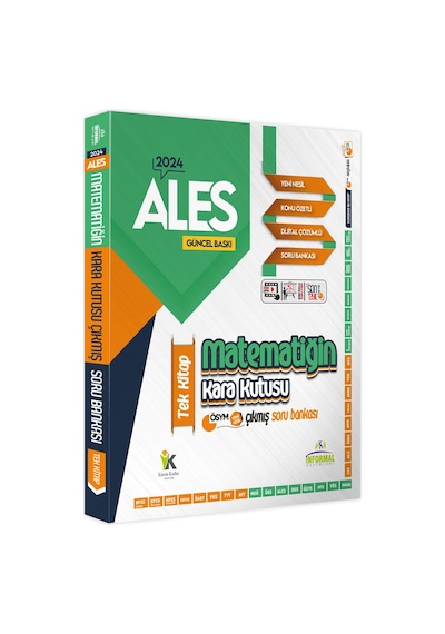 Ales Matematiğin Kara Kutusu Tek Kitap Dijital Çözümlü Konu