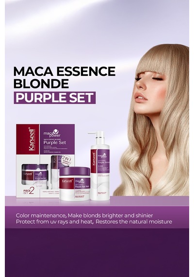 Set Maca Purple Mor Şampuan 500 Ml + Mor Maske 500 Ml - 754553702