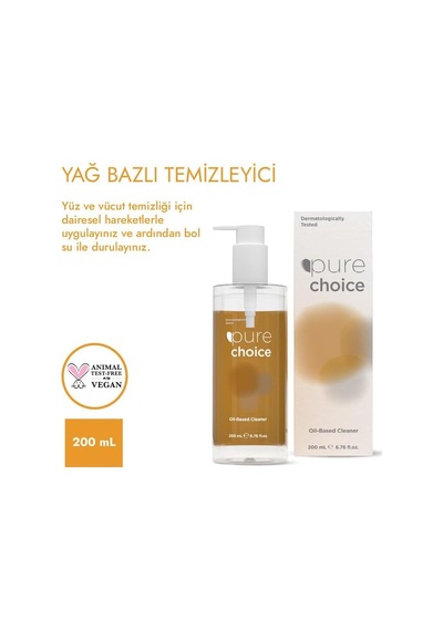 Choice Yüz Ve Vücut Için Temizleme Yağı 200 Ml