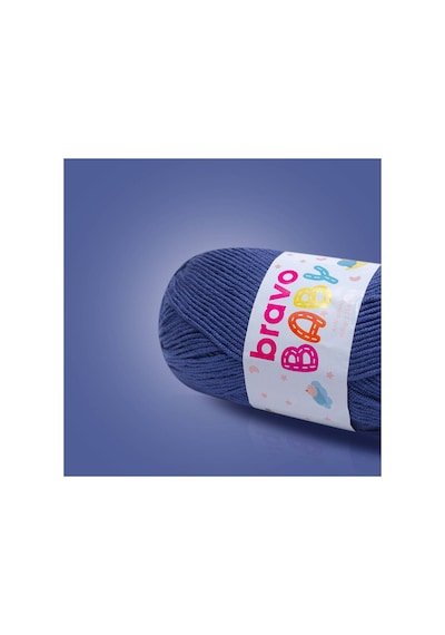 Baby Tüylenmez Anti Pilling Bebek Yünü 100 Gr 250 Metre Renk Kodu: 745 Havacı Mavi