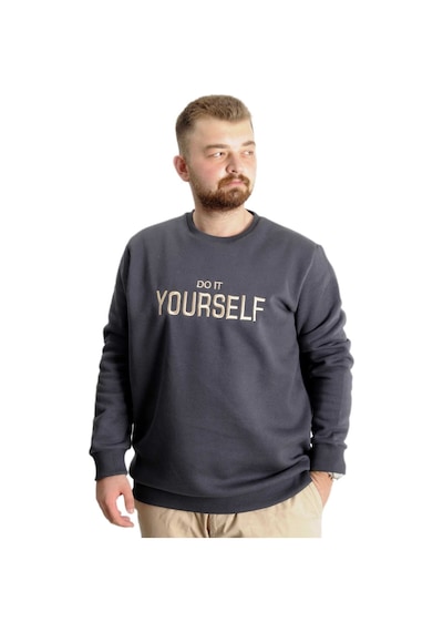 Mode Xl Büyük Beden Erkek Sweat Bisyaka Do İt Yourself 23168 Fume Füme