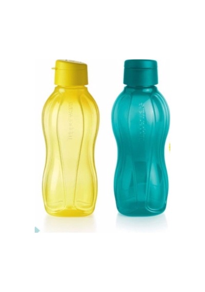 Eko Şişe 750 Ml 2 Li Set Sarı- Yeşil Esc Renkli