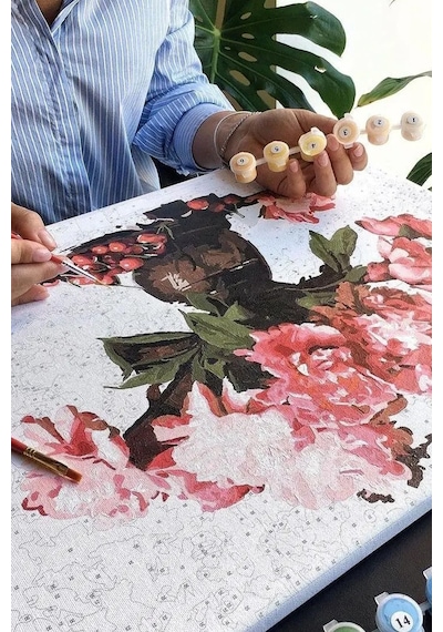 Webstyle Sayılarla Boyama Seti Kasnaklı Kız Kulesi'nin Hüznü 40 X 50 Cm