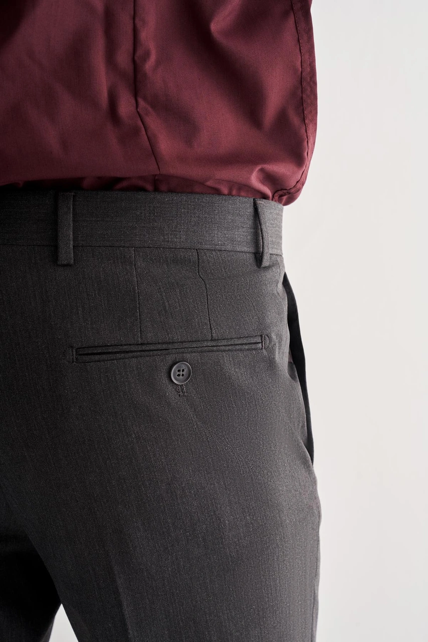 İmza Koyu Antrasit Yan Cep Açık Paça Kendinden Desenli Slim Fit Pantolon 1003255152 Koyu Antrasit İmza Koyu Antrasit Yan Cep Açık Paça Kendinden Desenli Slim Fit Pantolon 1003255152 Koyu Antrasit