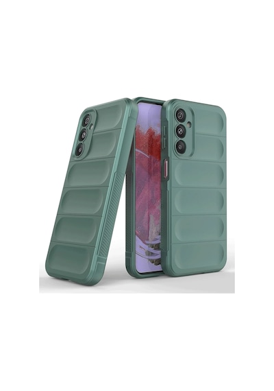 Newface Samsung Uyumlu A36 Kılıf Optimum Silikon - Glblseme - 69 Koyu Yeşil