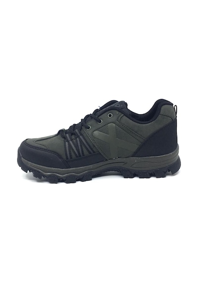 Step Erkek Günlük Kışlık Su Soğuka Dayanıklı Outdoor Spor Ayakkabı Haki - Siyah
