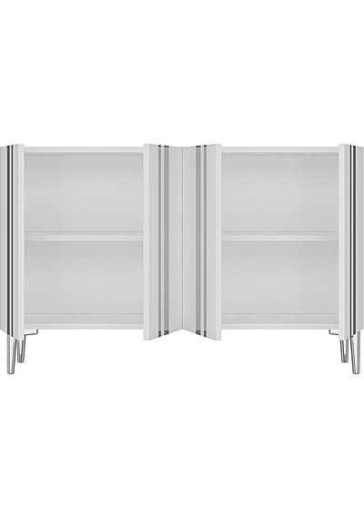Ka1230bs Mia Konsol Ve Tv Sehpası Beyaz-silver 120cm