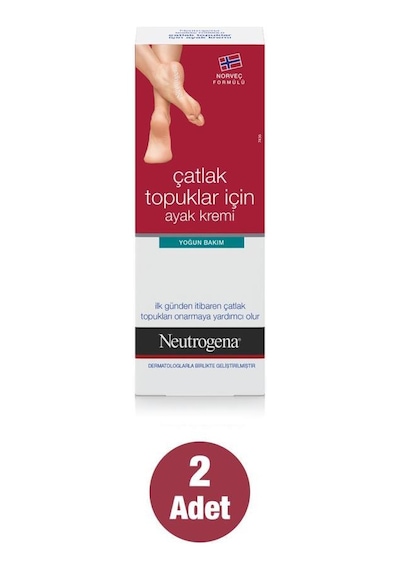 Neutrogena Norveç Onarıcı Bakım CICA Çatlak Topuk Kremi 50 ml x2