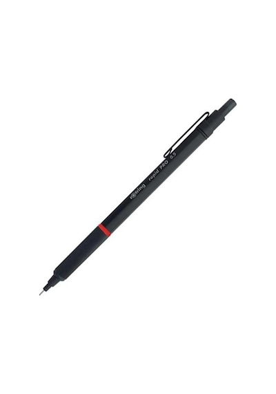 Rotring Rapid Pro 0.7 Mm Siyah Versatil Mekanik Metal Gövde Kalem