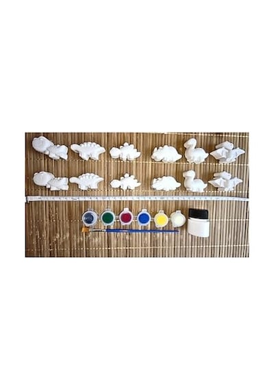 36 Adet 3d Hayvanlar Alemi Taş Boyama Figür Çocuk Gelişimi Boyama Etkinlik Seti Zoo Stone Painting