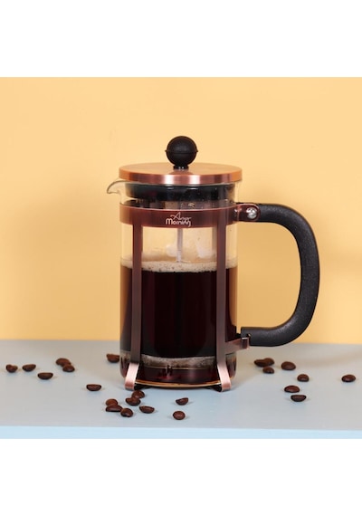 Any Morning Ff120 Kahve Ve Bitki Çayı İçin French Press 600 Ml Rose Gold