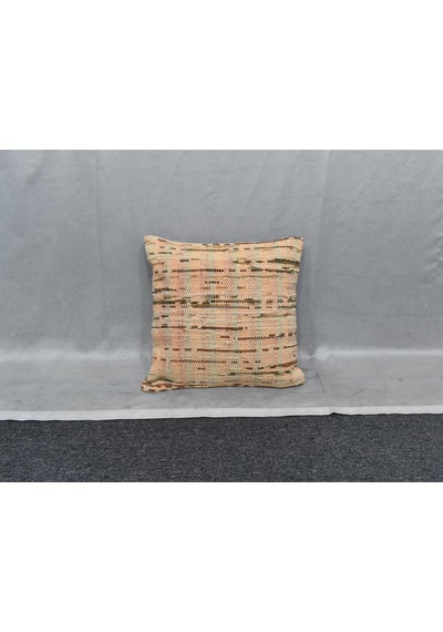 Zehra Abla Halı Yeni El Dokuma Dekoratif Kilim Kırlent Yastık Kılıfı 6770 Çok Renkli