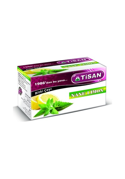 Tisan Nane Limon Bitki Süzen Poşet Çay 20'li