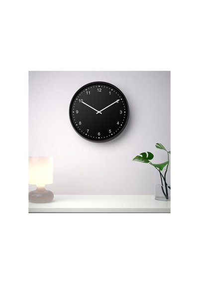 Ikea Bondıs Duvar Saati 38 X 6 Cm Siyah