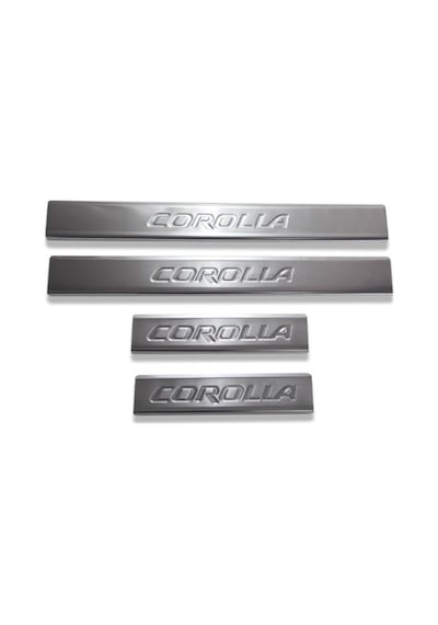 Ttoyota Corolla Krom Kapı Eşiği Takımı 2007-2010 Paslanmaz Çelik
