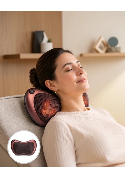 Astraltech Isıtma Ve Yoğurma Fonksiyonlu Derin Masaj Yastığı Çok Renkli