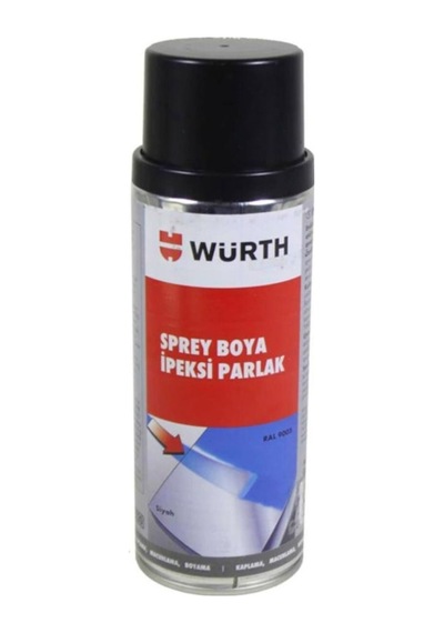 400 Ml Parlak Siyah Tampon Boyası Sprey Oto Boyası Parlak Siyah Parlak Siyah